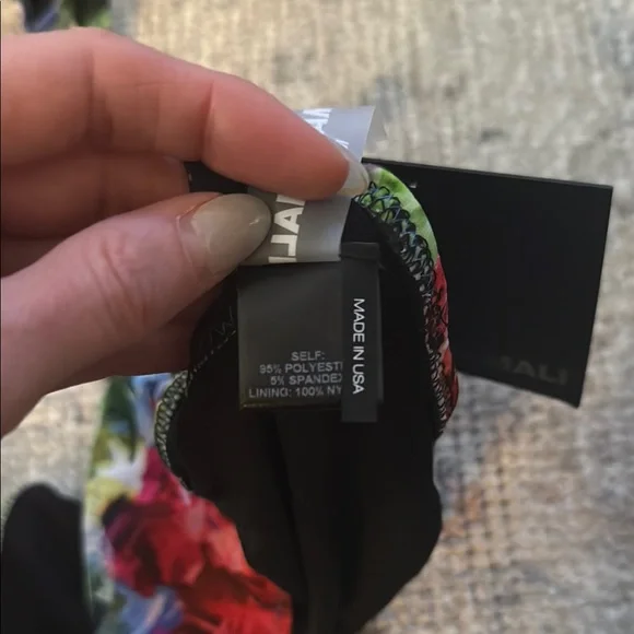 NWT Norma Kamali Women's Rose Garden Marissa One-Piece Size Medium Swimsuit - Picture 10 of 14